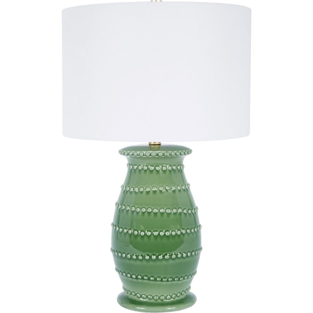 Green Ceramic Table Lamp