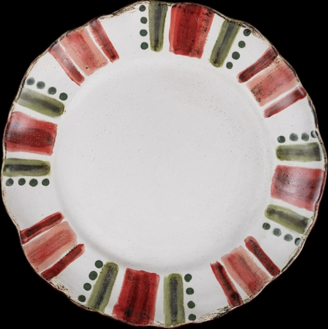 Etta B Christmas Buffet Plate/Platter