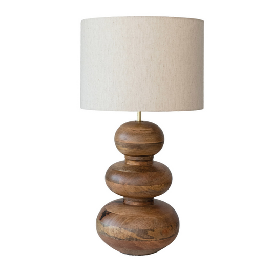 Mango wood Table Lamp