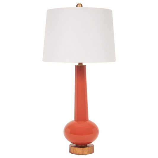 Orange Buffet Lamp