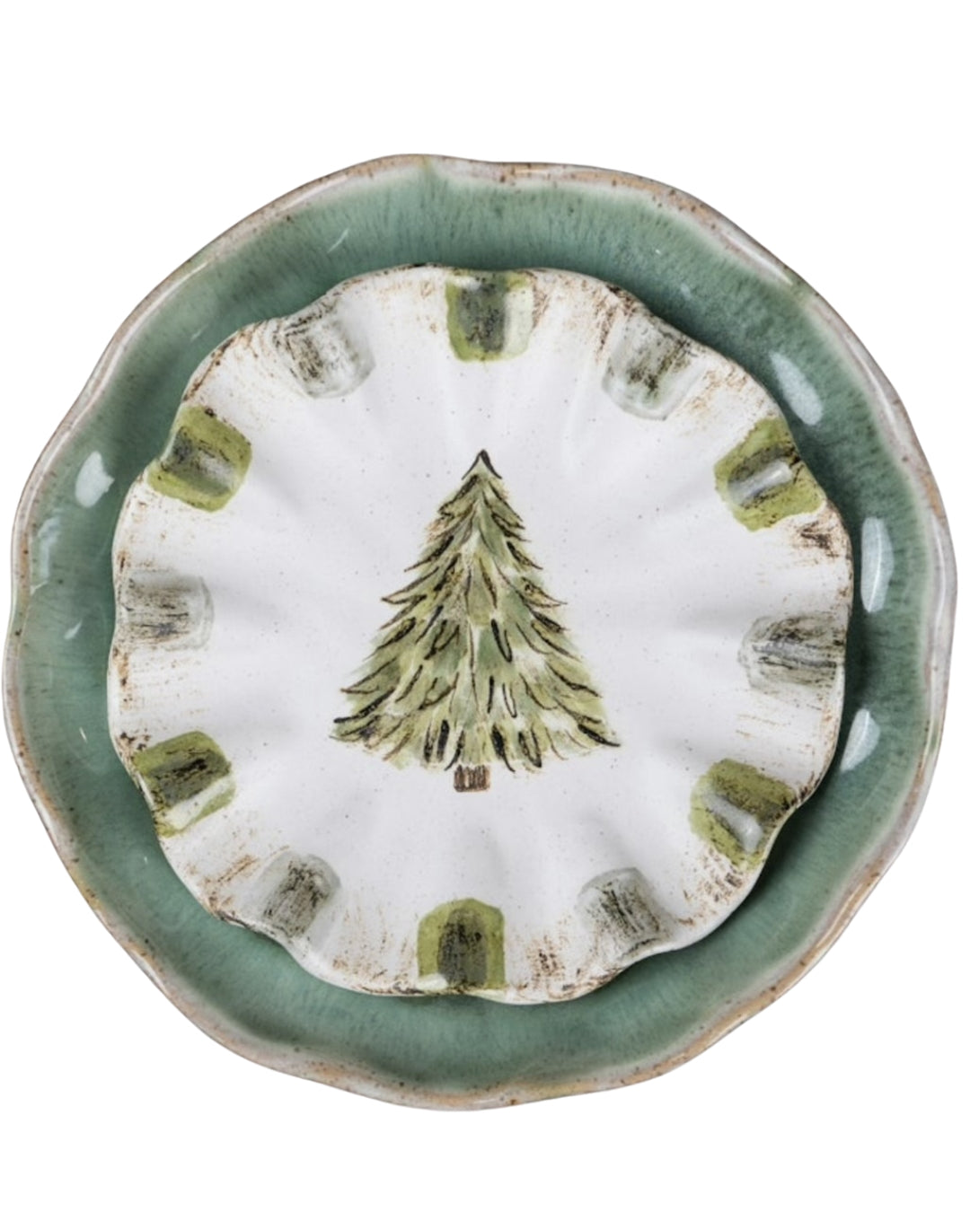 Etta B Freeform Tree Salad Plate