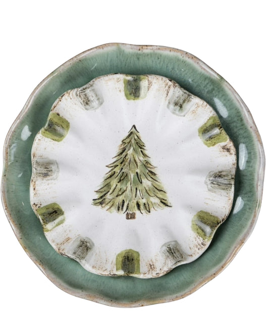 Etta B Freeform Tree Salad Plate